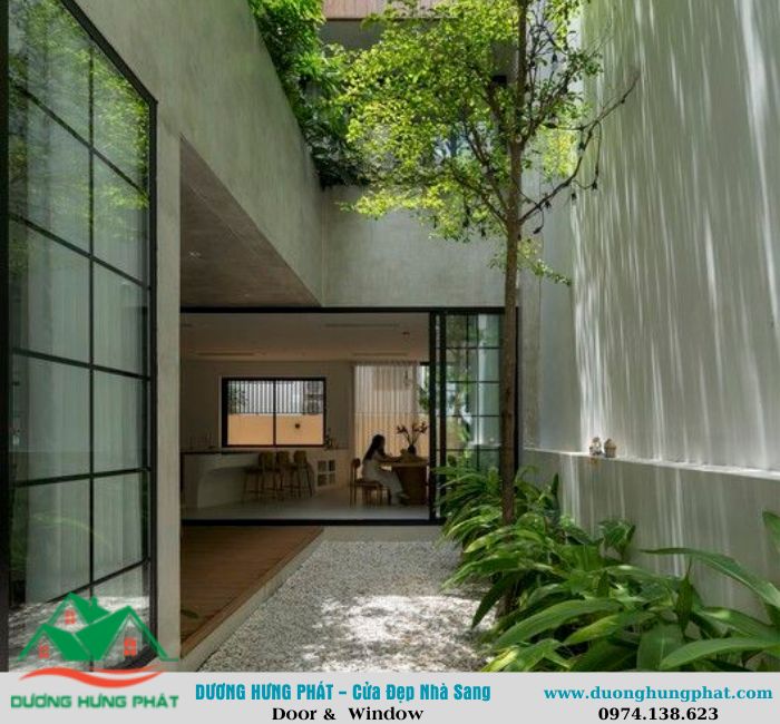 vách kính cố định tại Tân Bình